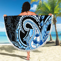 Polynesia Paisley Beach Blanket Mix Blue Polynesian Pattern LT05 - Polynesian Pride