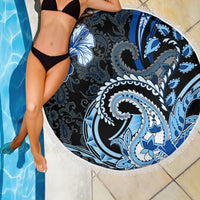 Polynesia Paisley Beach Blanket Mix Blue Polynesian Pattern LT05 - Polynesian Pride