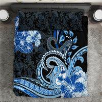Polynesia Paisley Bedding Set Mix Blue Polynesian Pattern