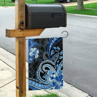 Polynesia Paisley Garden Flag Mix Blue Polynesian Pattern