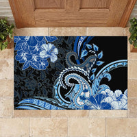 Polynesia Paisley Rubber Doormat Mix Blue Polynesian Pattern LT05 - Polynesian Pride