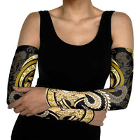 Polynesia Paisley Arm Sleeves Mix Gold Polynesian Pattern - Polynesian Pride