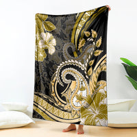 Polynesia Paisley Blanket Mix Gold Polynesian Pattern LT05 - Polynesian Pride