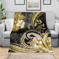 Polynesia Paisley Blanket Mix Gold Polynesian Pattern LT05 - Polynesian Pride