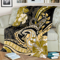 Polynesia Paisley Blanket Mix Gold Polynesian Pattern LT05 - Polynesian Pride