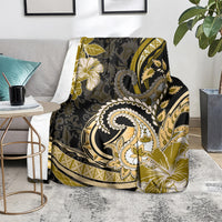 Polynesia Paisley Blanket Mix Gold Polynesian Pattern LT05 - Polynesian Pride