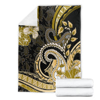 Polynesia Paisley Blanket Mix Gold Polynesian Pattern LT05 - Polynesian Pride