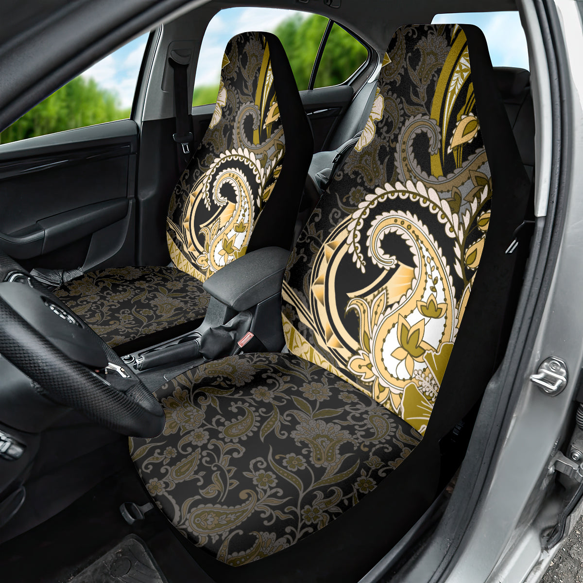 Polynesia Paisley Car Seat Cover Mix Gold Polynesian Pattern