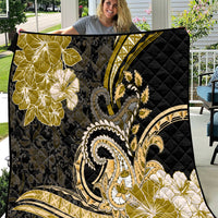 Polynesia Paisley Quilt Mix Gold Polynesian Pattern LT05 Gold - Polynesian Pride