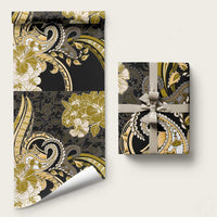 Polynesia Paisley Wrapping Paper Mix Gold Polynesian Pattern LT05 58" × 23" Gold - Polynesian Pride