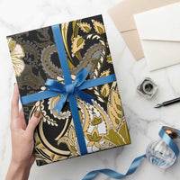 Polynesia Paisley Wrapping Paper Mix Gold Polynesian Pattern LT05 - Polynesian Pride