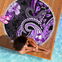Polynesia Paisley Beach Blanket Mix Purple Polynesian Pattern LT05 - Polynesian Pride