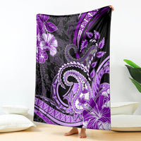 Polynesia Paisley Blanket Mix Purple Polynesian Pattern LT05 - Polynesian Pride