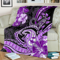 Polynesia Paisley Blanket Mix Purple Polynesian Pattern LT05 - Polynesian Pride