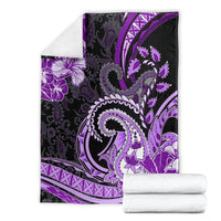 Polynesia Paisley Blanket Mix Purple Polynesian Pattern LT05 - Polynesian Pride
