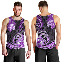 Polynesia Paisley Men Tank Top Mix Purple Polynesian Pattern LT05 - Polynesian Pride