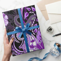 Polynesia Paisley Wrapping Paper Mix Purple Polynesian Pattern LT05 - Polynesian Pride