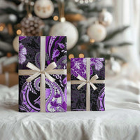 Polynesia Paisley Wrapping Paper Mix Purple Polynesian Pattern LT05 - Polynesian Pride