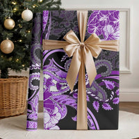 Polynesia Paisley Wrapping Paper Mix Purple Polynesian Pattern LT05 - Polynesian Pride