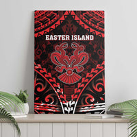 Easter Island Canvas Wall Art Polynesian Pattern Emblem