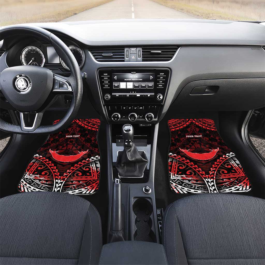 Easter Island Car Mats Polynesian Pattern Emblem