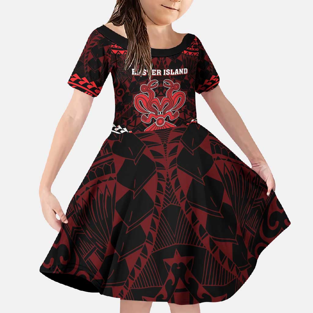 Personalised Easter Island Family Matching Long Sleeve Bodycon Dress and Hawaiian Shirt Polynesian Pattern Emblem