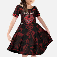 Personalised Easter Island Family Matching Long Sleeve Bodycon Dress and Hawaiian Shirt Polynesian Pattern Emblem