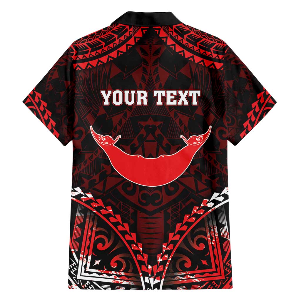 Personalised Easter Island Family Matching Long Sleeve Bodycon Dress and Hawaiian Shirt Polynesian Pattern Emblem