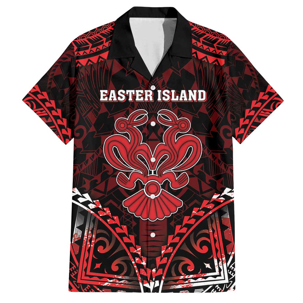 Personalised Easter Island Family Matching Tank Maxi Dress and Hawaiian Shirt Polynesian Pattern Emblem
