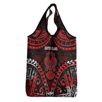 Easter Island Grocery Bag Polynesian Pattern Emblem LT05 - Polynesian Pride