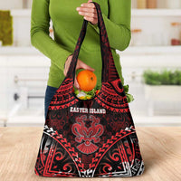 Easter Island Grocery Bag Polynesian Pattern Emblem LT05 - Polynesian Pride