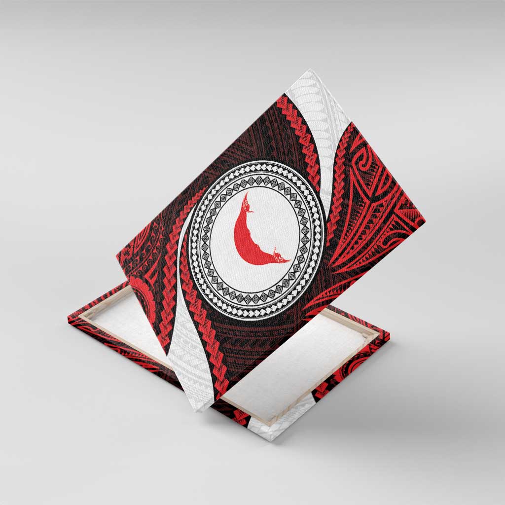 Easter Island Canvas Wall Art Moai Statues Polynesian Style