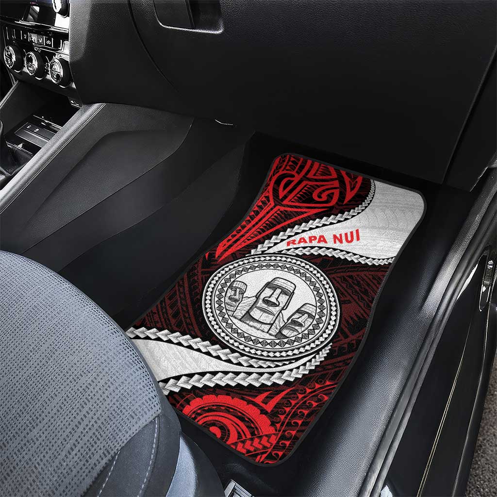 Easter Island Car Mats Moai Statues Polynesian Style