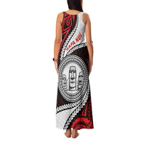 Easter Island Family Matching Tank Maxi Dress and Hawaiian Shirt Moai Statues Polynesian Style LT05 - Polynesian Pride
