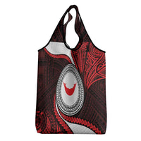 Easter Island Grocery Bag Moai Statues Polynesian Style LT05 - Polynesian Pride