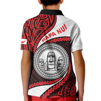 Easter Island Kid Polo Shirt Moai Statues Polynesian Style LT05 - Polynesian Pride