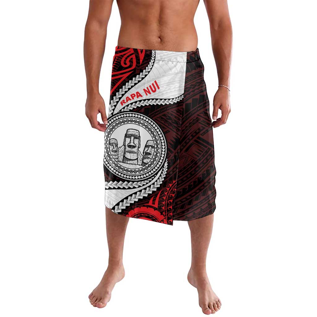 Easter Island Lavalava Moai Statues Polynesian Style