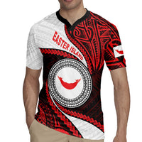 Easter Island Rugby Jersey Moai Statues Polynesian Style LT05 - Polynesian Pride