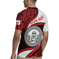 Easter Island Rugby Jersey Moai Statues Polynesian Style LT05 - Polynesian Pride