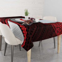 Easter Island Tablecloth Moai Statues Polynesian Style LT05 - Polynesian Pride