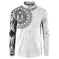 New Zealand Aotearoa Button Sweatshirt Maori Te Mata O Rongokako