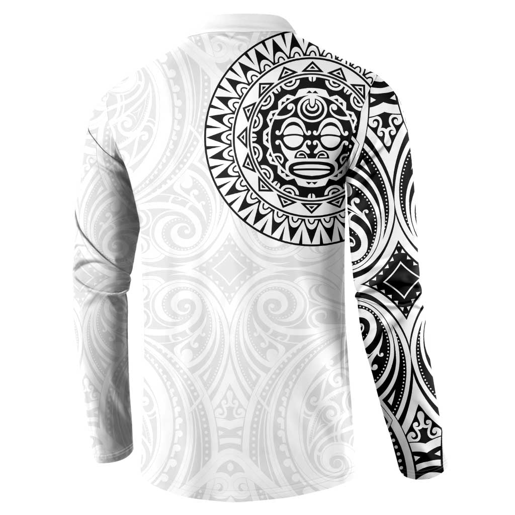 New Zealand Aotearoa Button Sweatshirt Maori Te Mata O Rongokako