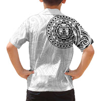 New Zealand Aotearoa Family Matching Long Sleeve Bodycon Dress and Hawaiian Shirt Maori Te Mata O Rongokako