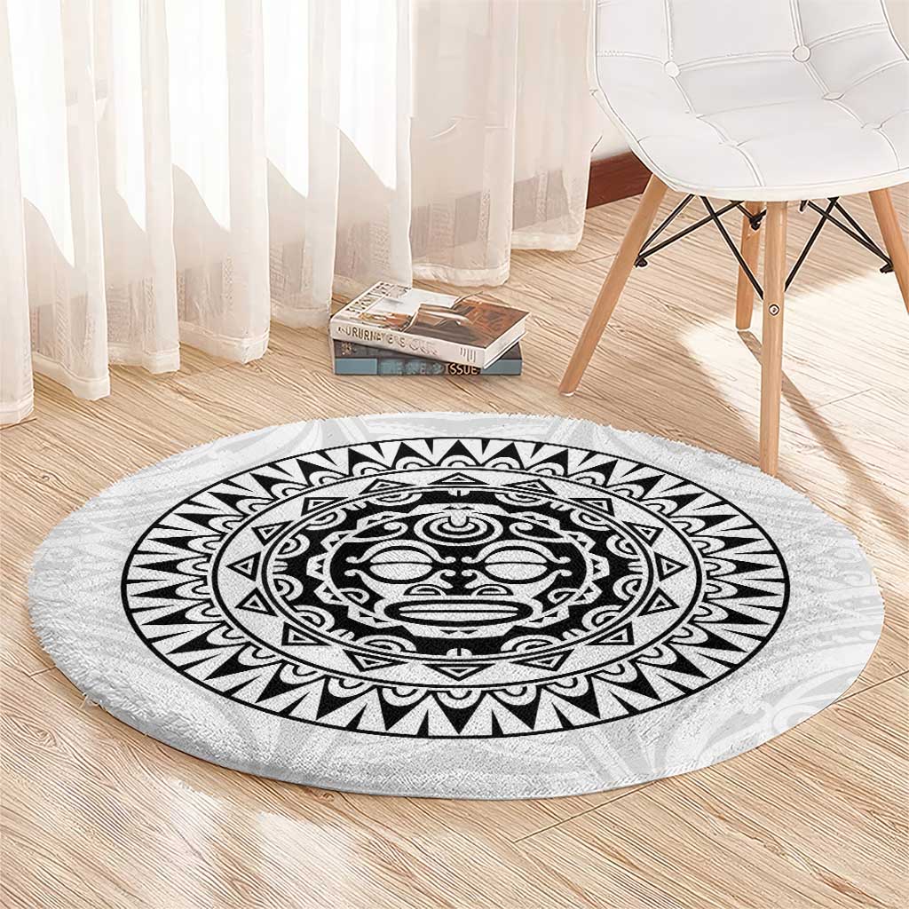 New Zealand Aotearoa Round Carpet Maori Te Mata O Rongokako