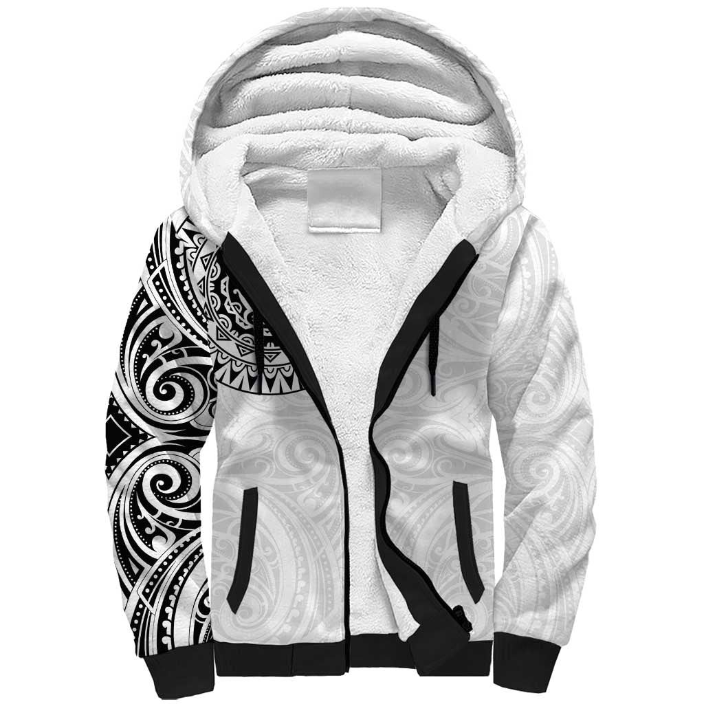 New Zealand Aotearoa Sherpa Hoodie Maori Te Mata O Rongokako