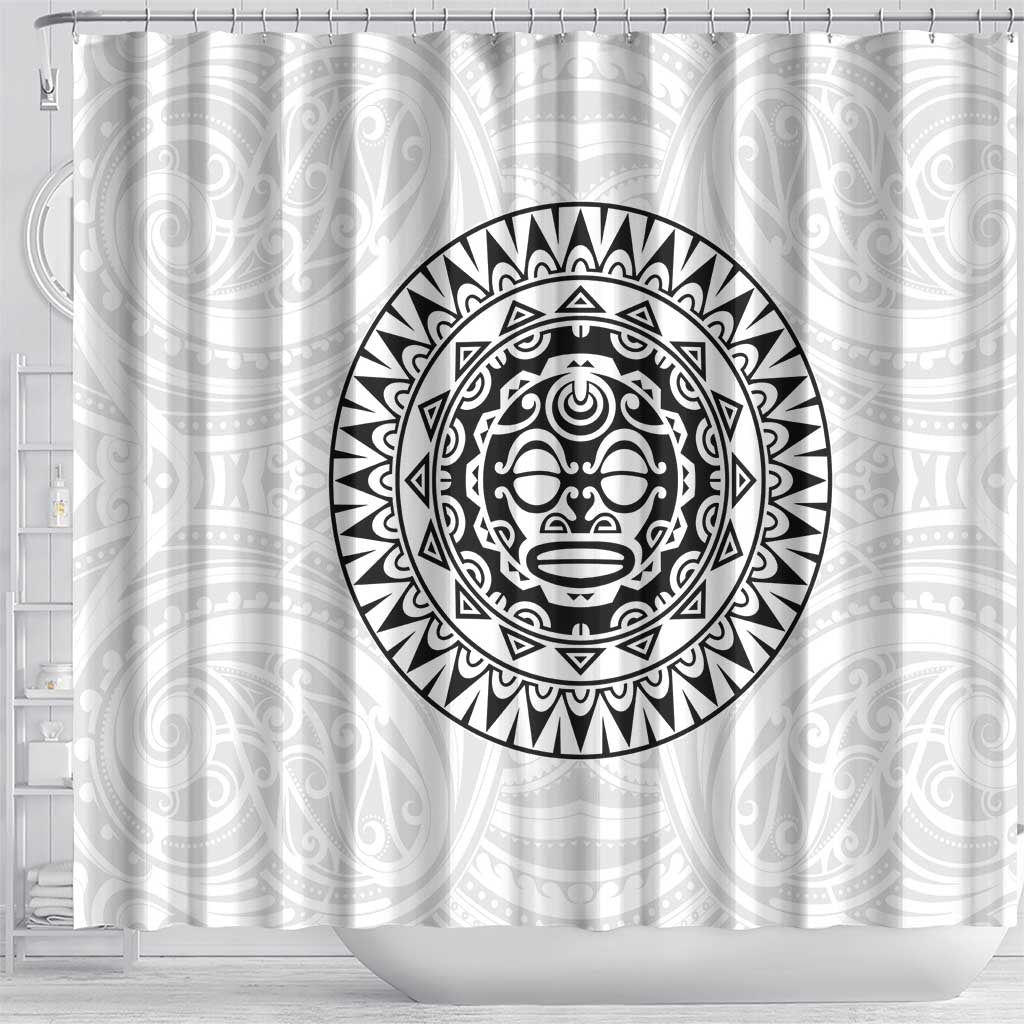 New Zealand Aotearoa Shower Curtain Maori Te Mata O Rongokako