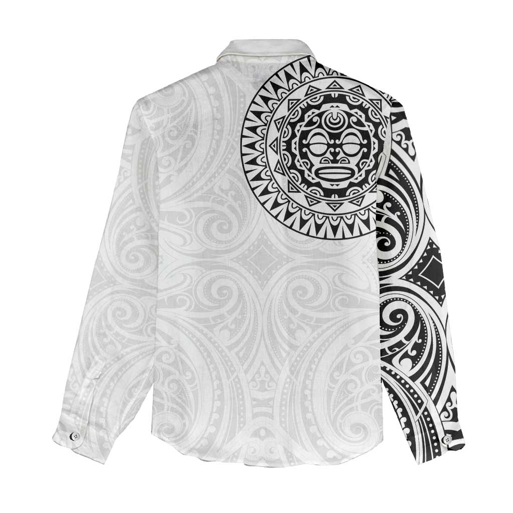 New Zealand Aotearoa Women Casual Shirt Maori Te Mata O Rongokako LT05 - Polynesian Pride