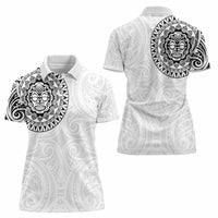 New Zealand Aotearoa Women Polo Shirt Maori Te Mata O Rongokako