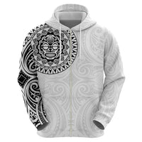 New Zealand Aotearoa Zip Hoodie Maori Te Mata O Rongokako