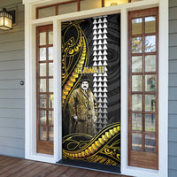 Hawaii Kuhio The Citizen Prince Door Cover Gold Polynesian Tribal Tattoo LT05 - Polynesian Pride